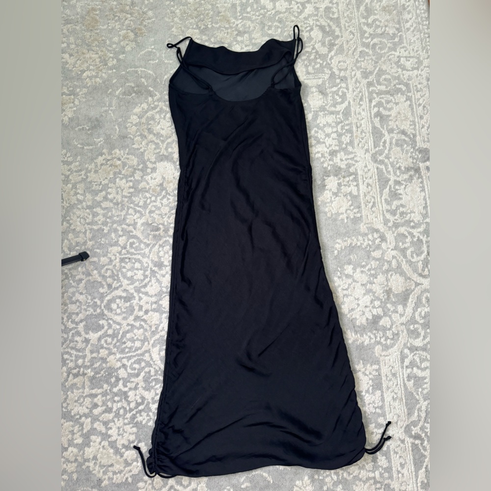 Intimately Free People Day To Night Convertible Slip Dress. Color Black. - Picture 10 of 14